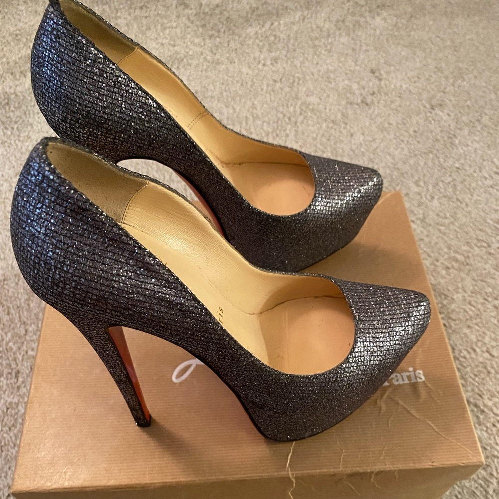 Christian Louboutin Glitter Daffodiles Size 39